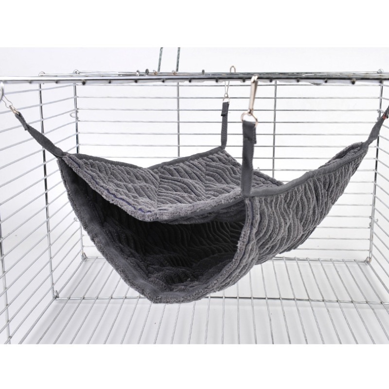 Plush Rectangle Hammock for Ferret Hamster Squirrel