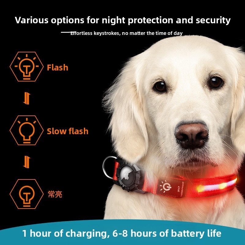 GPS Dog Collar with USB Charging and Waterproof