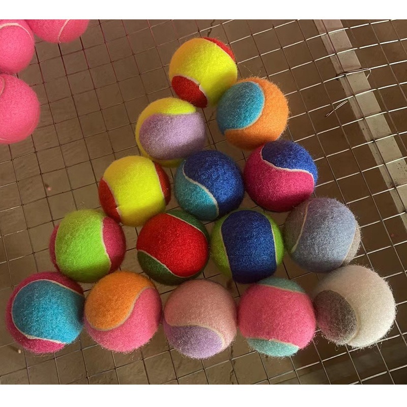 Dog Chew Tennis Toy for Teeth Cleaning