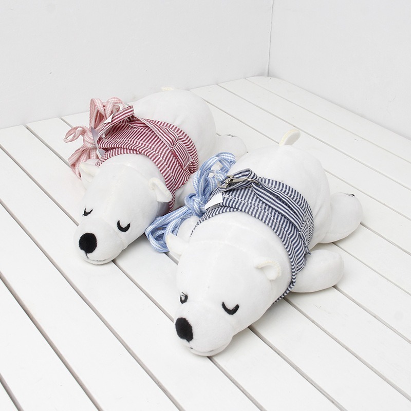 Small Pet Clothes Harness Leash Floral Summer Set