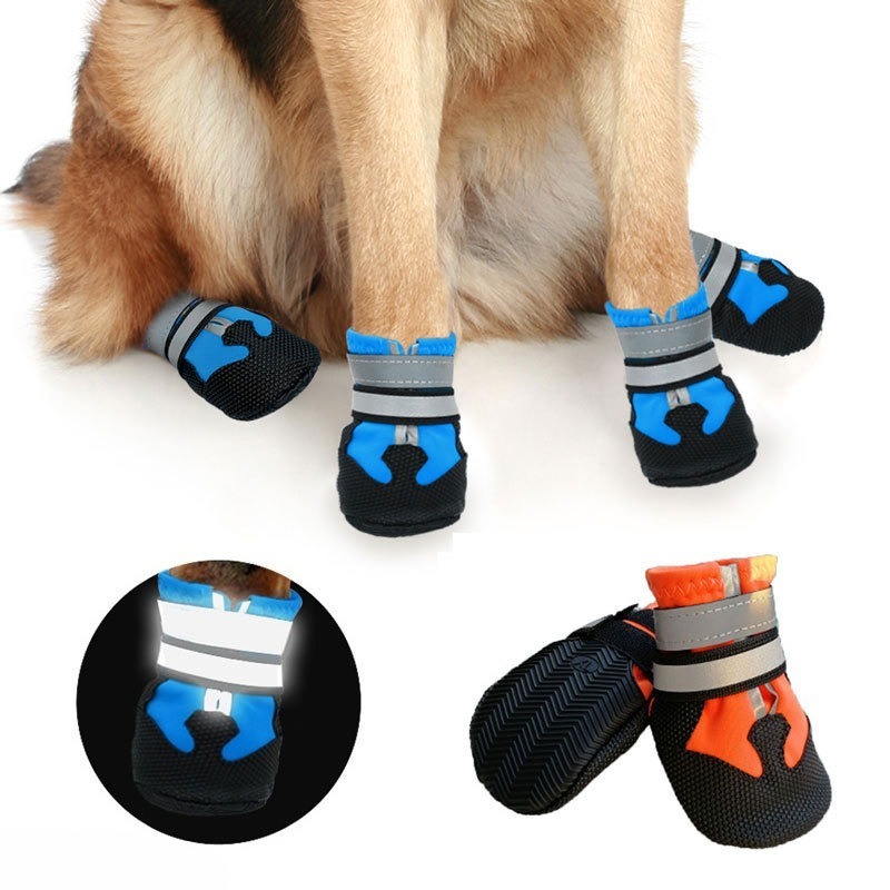 Waterproof Dog Boots Rubber Outdoor Shoes