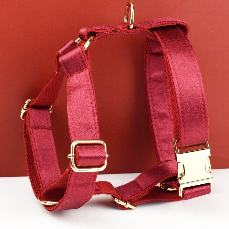 Dog Harness Set Anti Pull Bow H Style