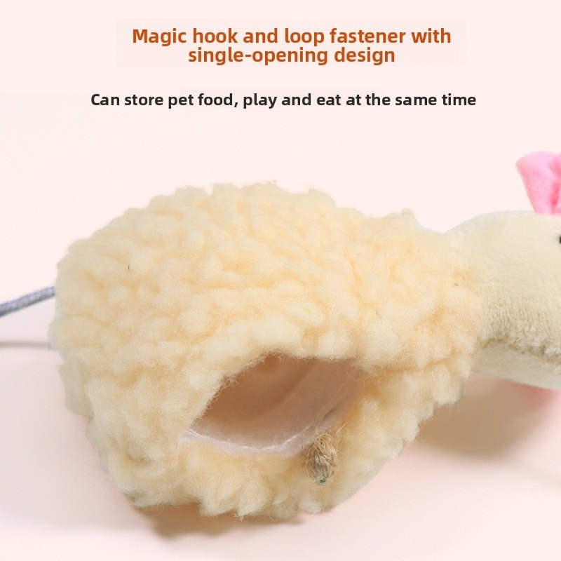 Catnip Plush Mouse Training Toy