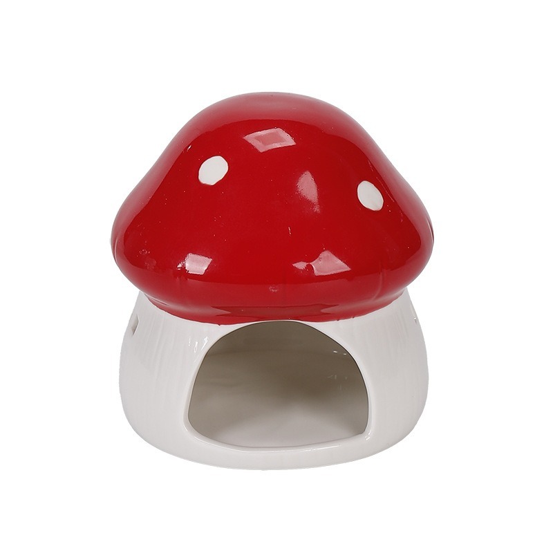 Ceramic Mushroom Hamster Hiding House