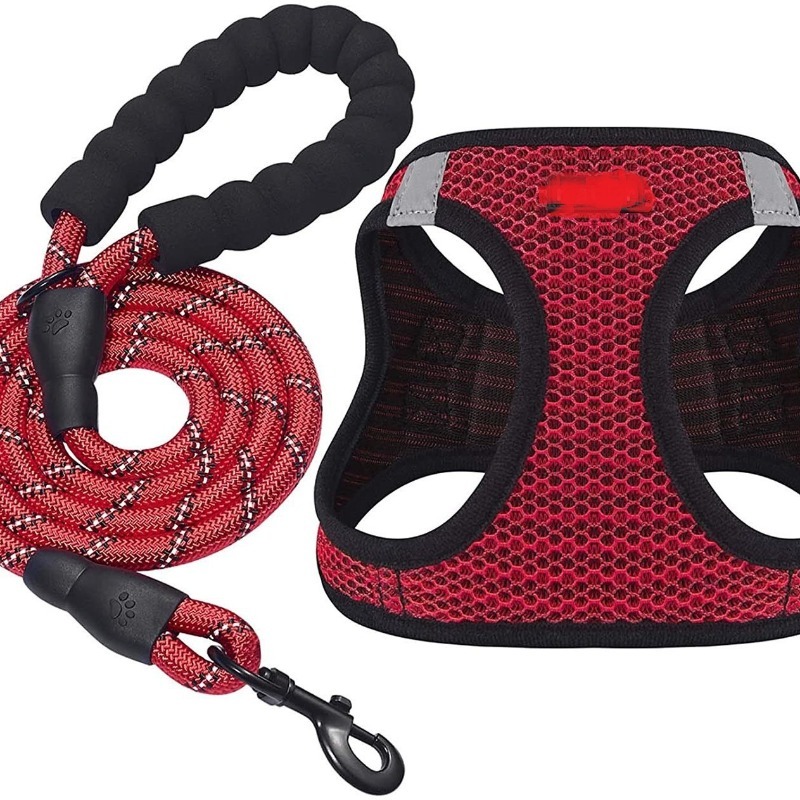 Dog Harness Leash Set Nylon Quick Release