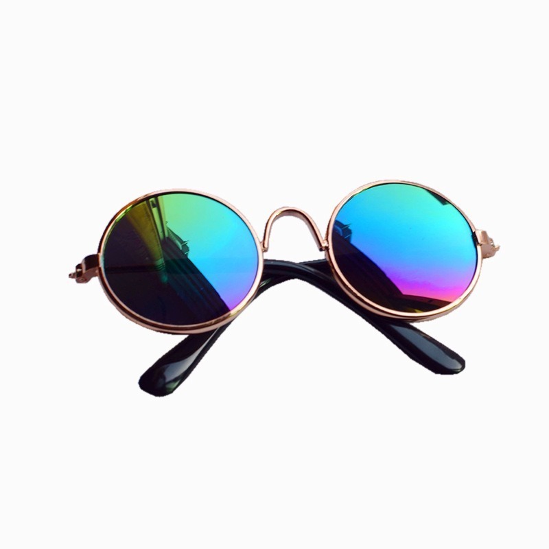 Pet Sunglasses Metal Frame Photo Props