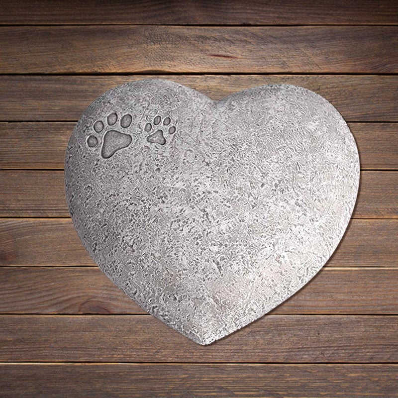 Cat Dog Heart Shaped Memorial Pet Urns