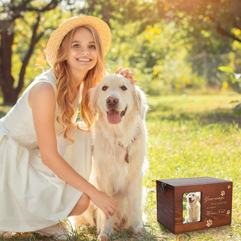 Solid Wood Pet Urn