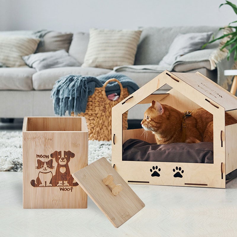 Bamboo Pet Urns