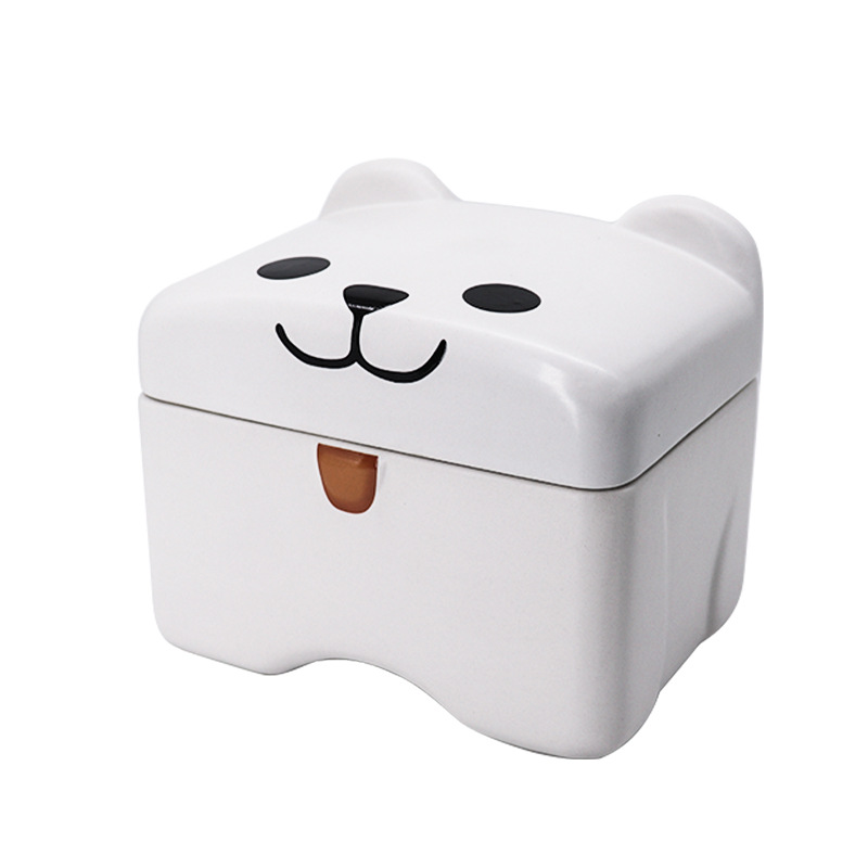 Charming Cat & Dog Shaped Urn in Ceramic