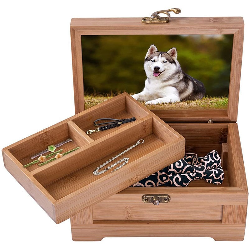 Bamboo Wooden Pet Urn