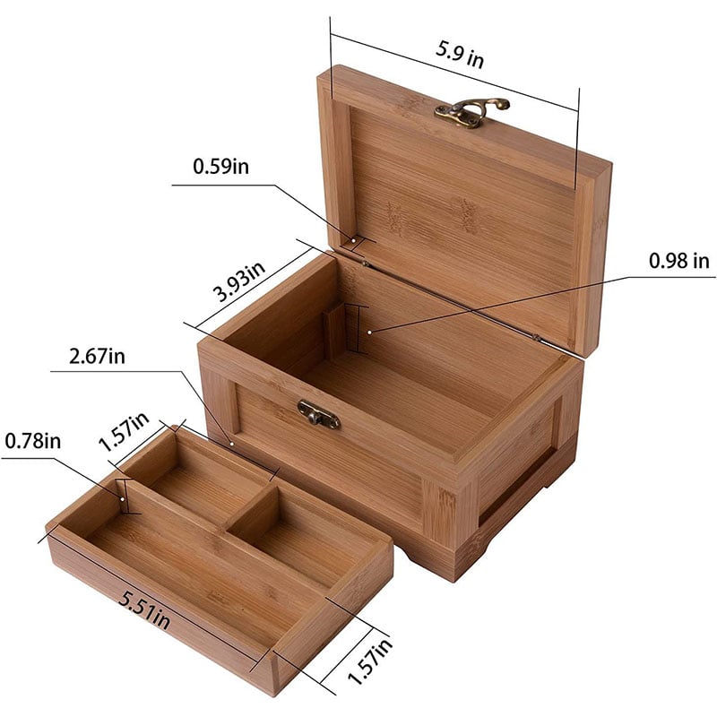 Bamboo Wooden Pet Urn