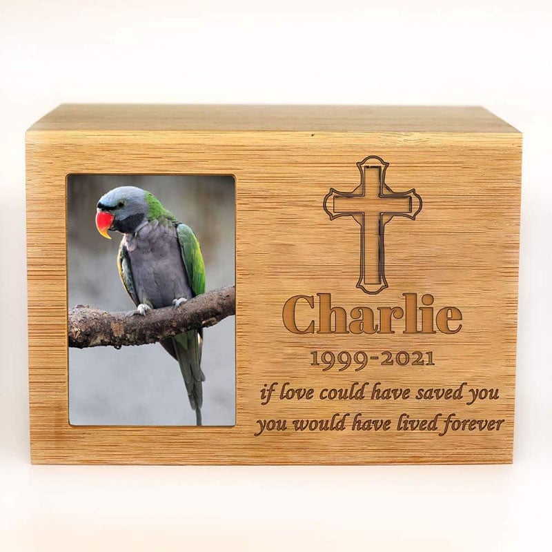 Personalized Wood Keepsake Pet Urns