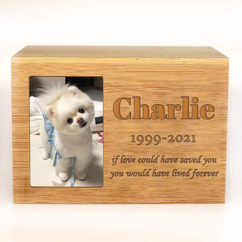 Personalized Wood Keepsake Pet Urns