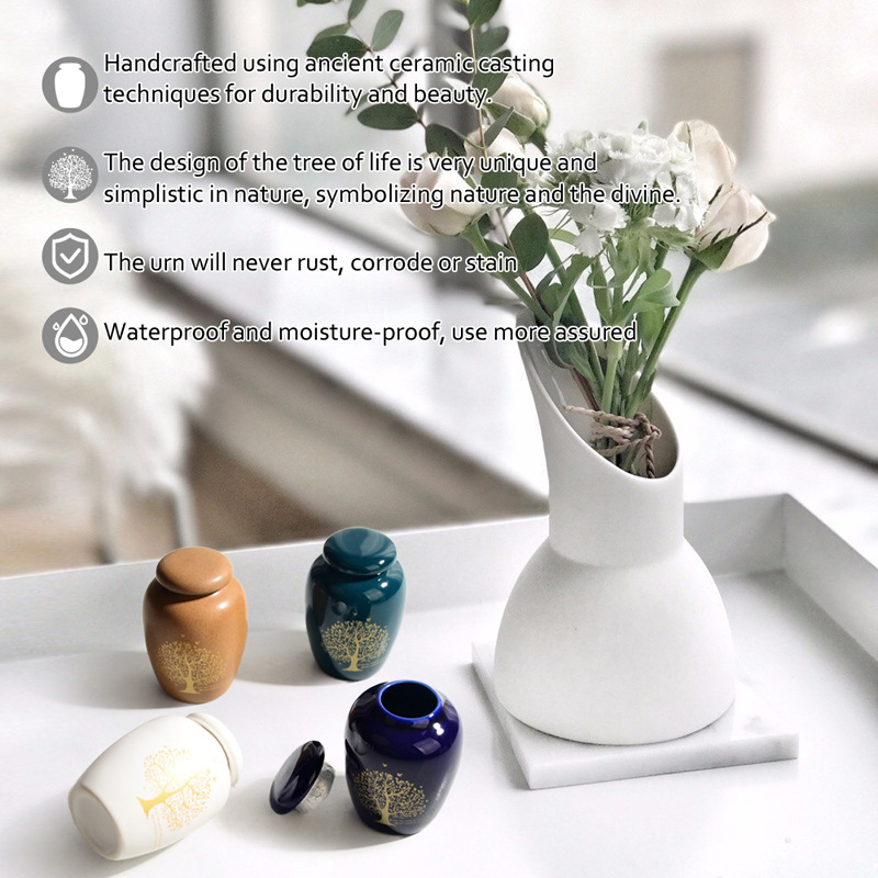 Mini Ceramic Cremation urn