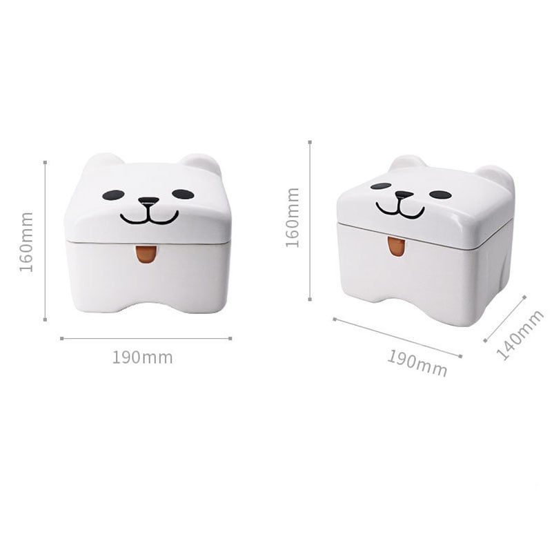 Charming Cat & Dog Shaped Urn in Ceramic
