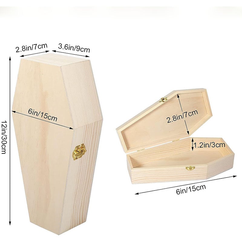 Wooden Coffin Boxes