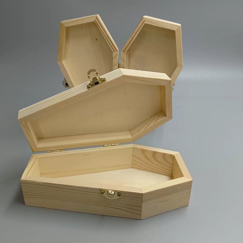Wooden Coffin Boxes