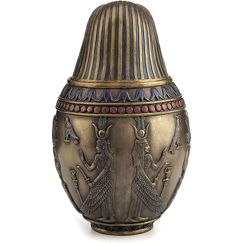 Ancient Egyptian Dog Storage Urn Box