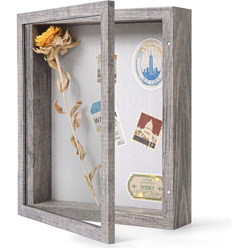 8x10 Shadow Box Frame With Linen Back