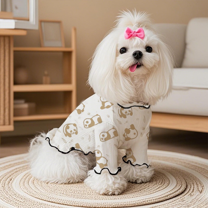 Fashion Summer Thin Panda Pattern Pet Vest