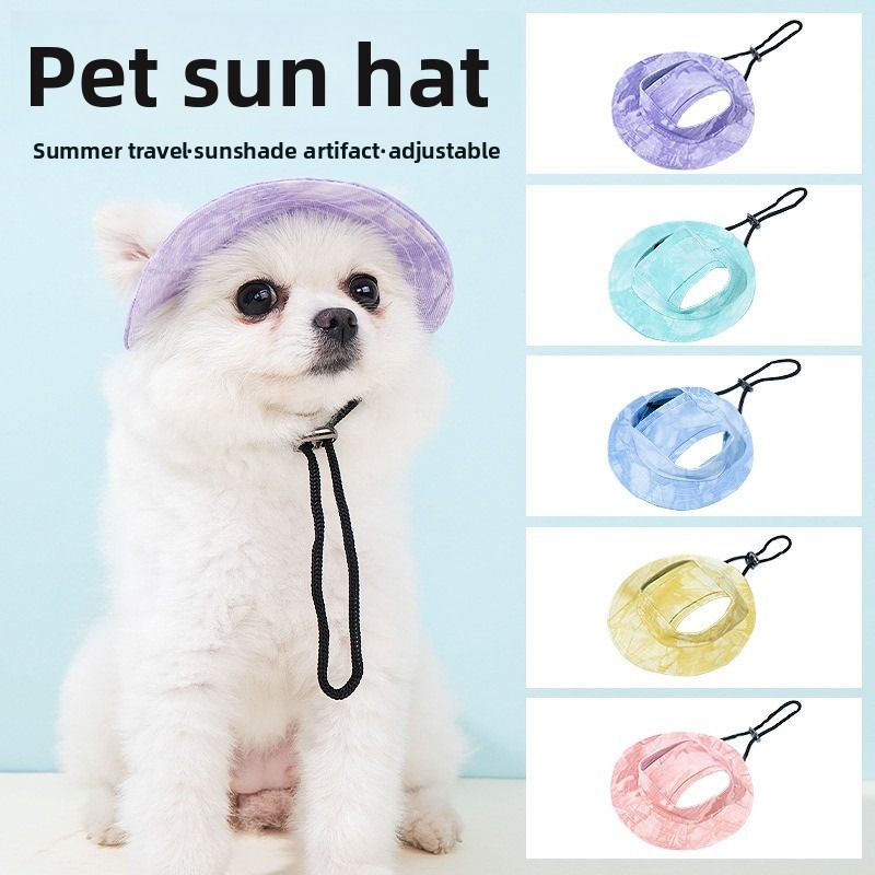 Anti-Choking Fisherman Pet Hat with Sun Protection