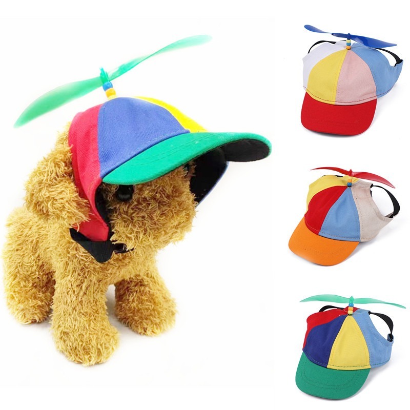 Color-Block Propeller Baseball Cap for Dogs