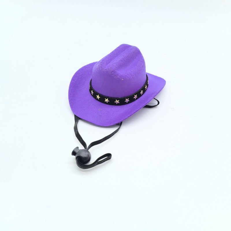 Star-Shaped Cowboy Party Hat for Pets