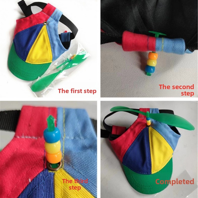 Color-Block Propeller Baseball Cap for Dogs