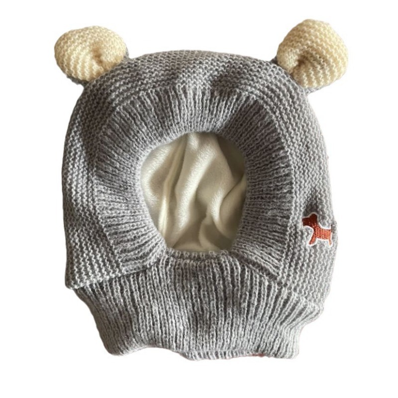 Winter Polyester Dog Hat with Ear Warmers