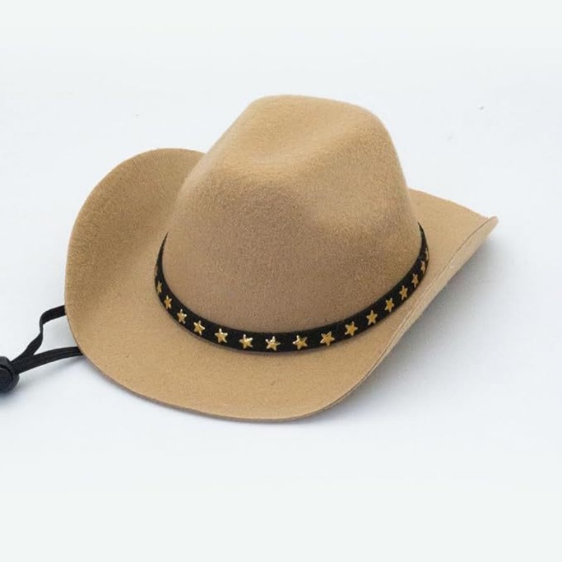 Star-Shaped Cowboy Party Hat for Pets