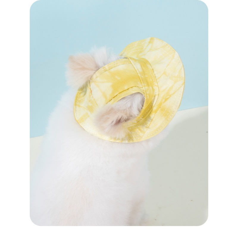 Anti-Choking Fisherman Pet Hat with Sun Protection