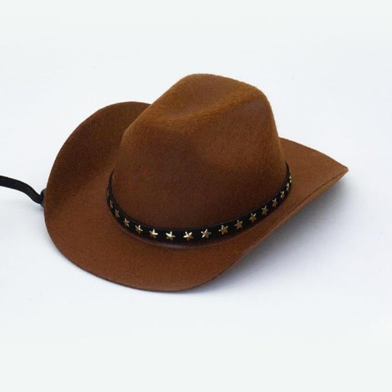 Star-Shaped Cowboy Party Hat for Pets