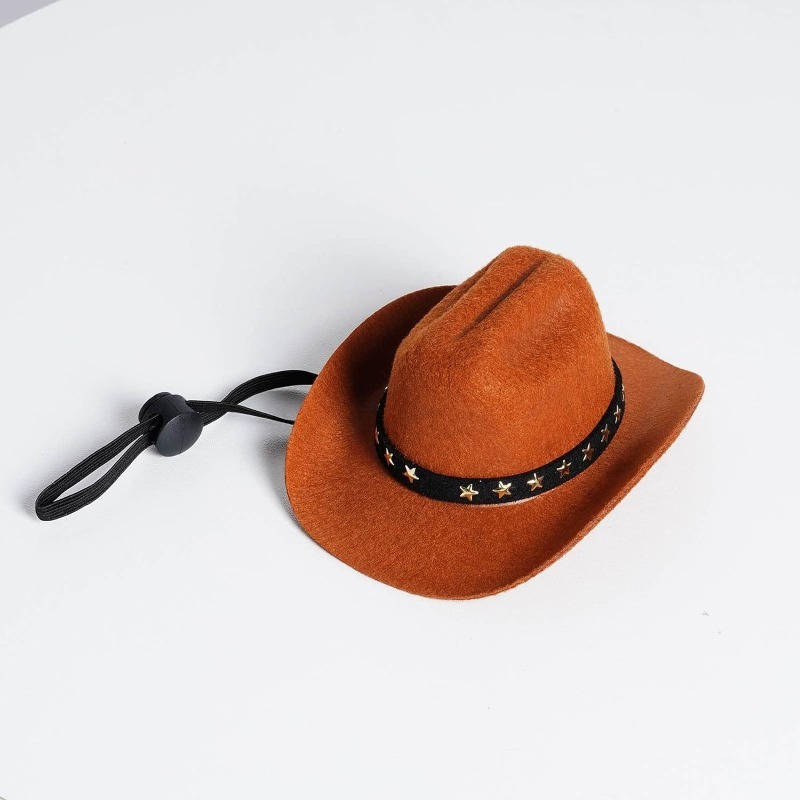 Star-Shaped Cowboy Party Hat for Pets