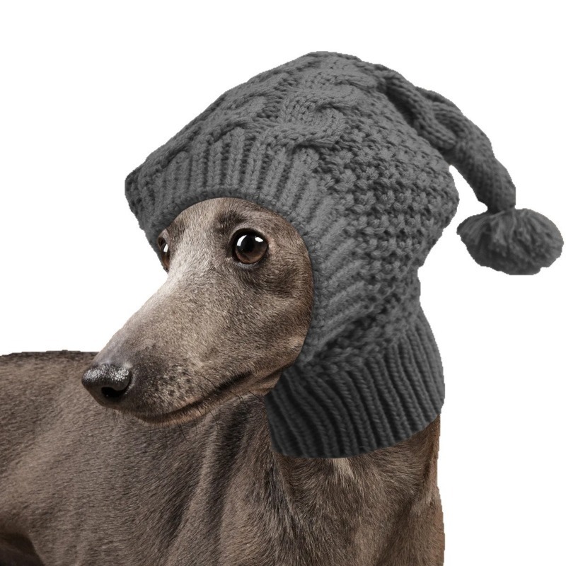 Yarn Warming Hat for Whippets and Greyhounds