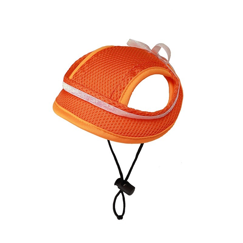 Breathable Sun Protection Pet Hat with Bows