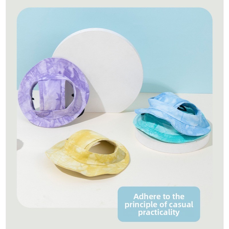 Anti-Choking Fisherman Pet Hat with Sun Protection