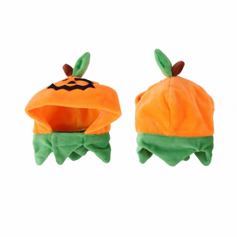 Cute Pumpkin Pet Hat for Halloween Costumes