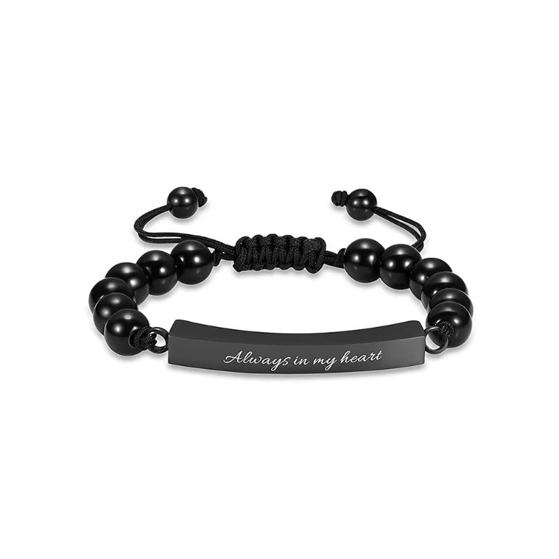 Personalized Stainless Steel Pet Memorial Bracelet