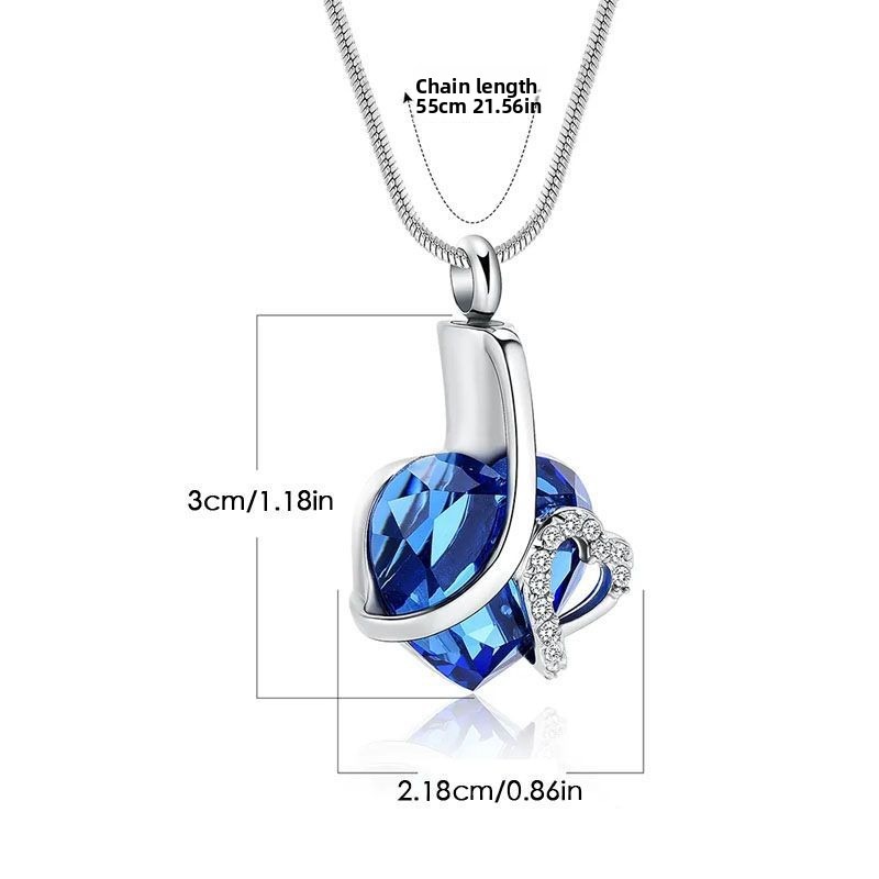 Heart Shaped Cat Pattern Pet Ashes Urn