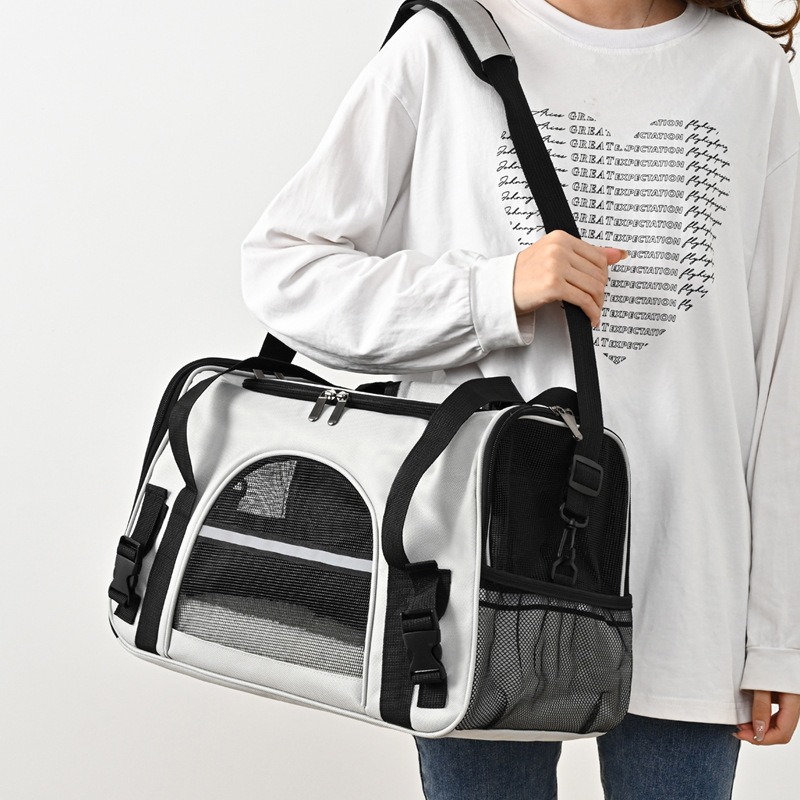 Breathable Soft-Sided Pet Travel Carrier Bag