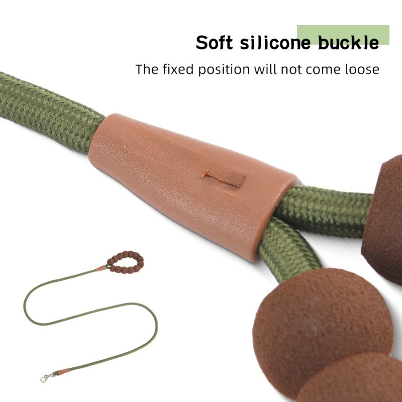 Explosion-Proof P-Chain Dog Leash with Cloud Pattern