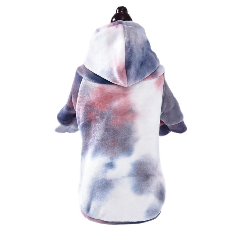 Premium Tie-Dye Dog Hoodie for Winter