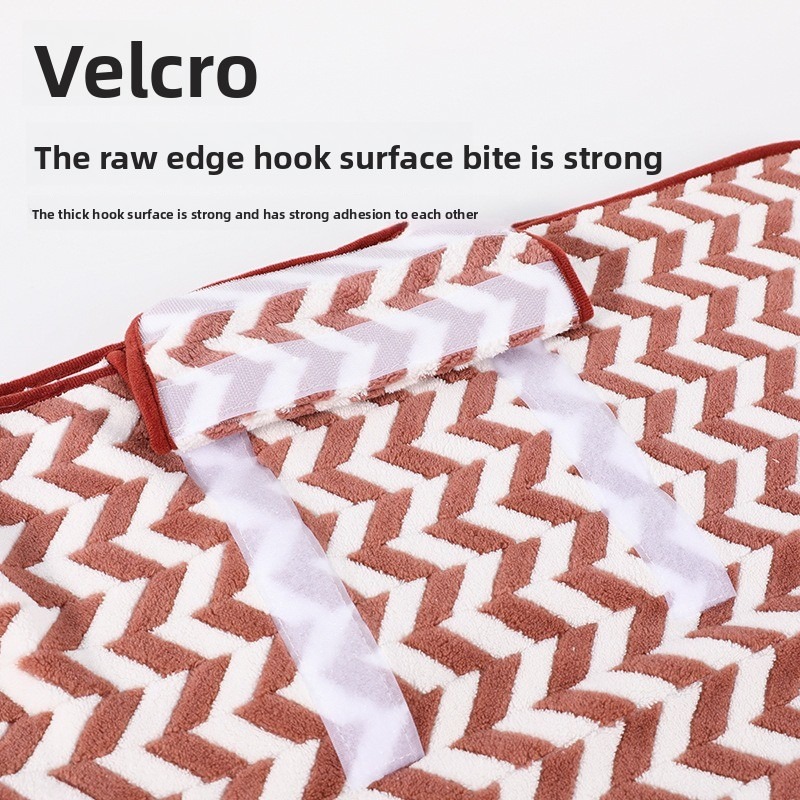 Quick-Dry Absorbent Fleece Pet Bathrobe