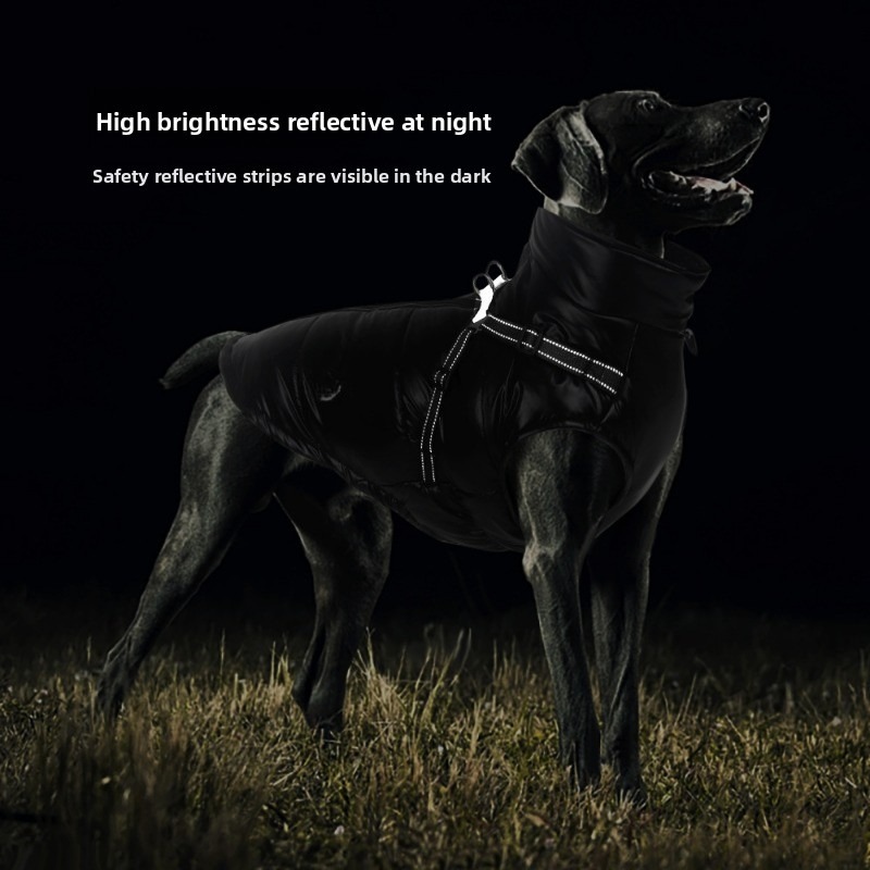 Winter Warm Coat with Harness for Small Dogs