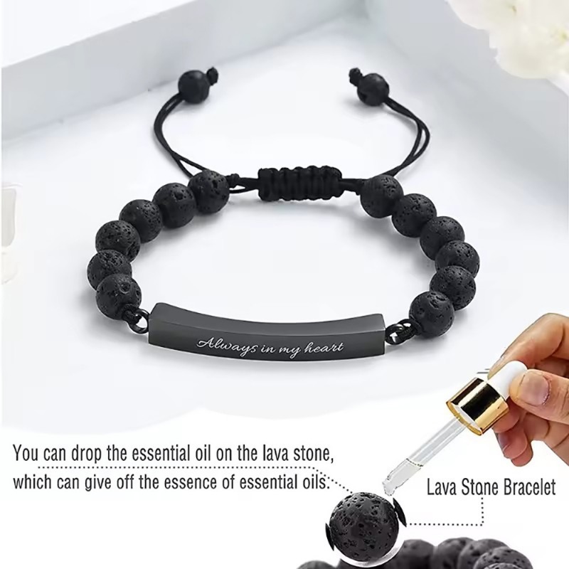 Personalized Stainless Steel Pet Memorial Bracelet