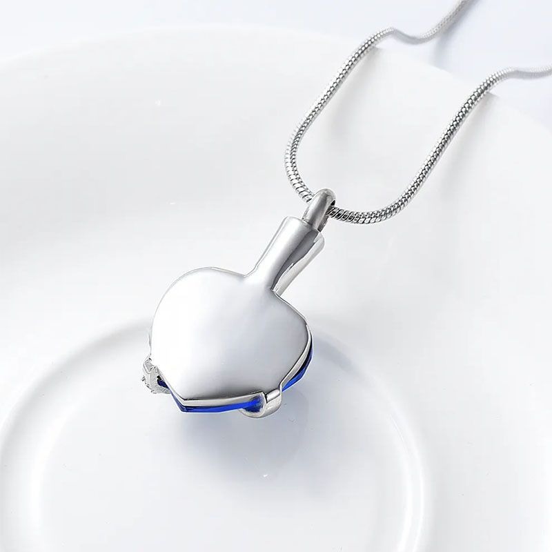 Heart Shaped Cat Pattern Pet Ashes Urn