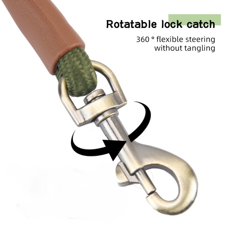 Explosion-Proof P-Chain Dog Leash with Cloud Pattern