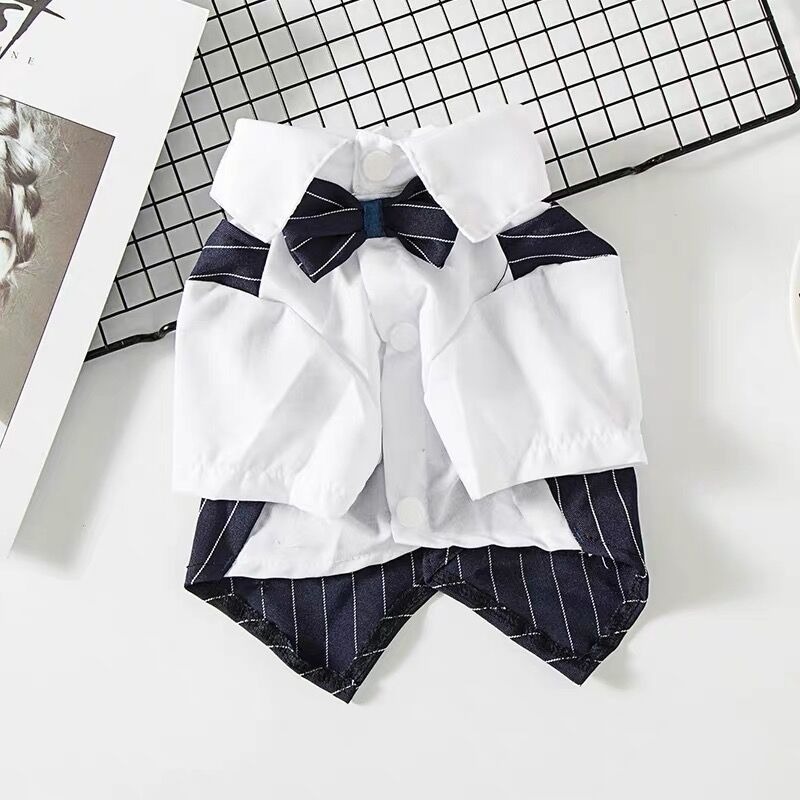 Formal Wedding Tuxedo Suit with Bow Tie for Dogs