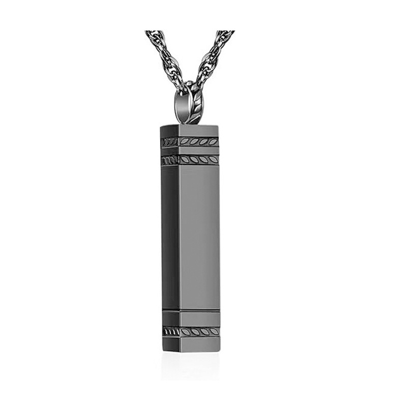 Square Column Perfume Pet Ashes Memorial Pendant